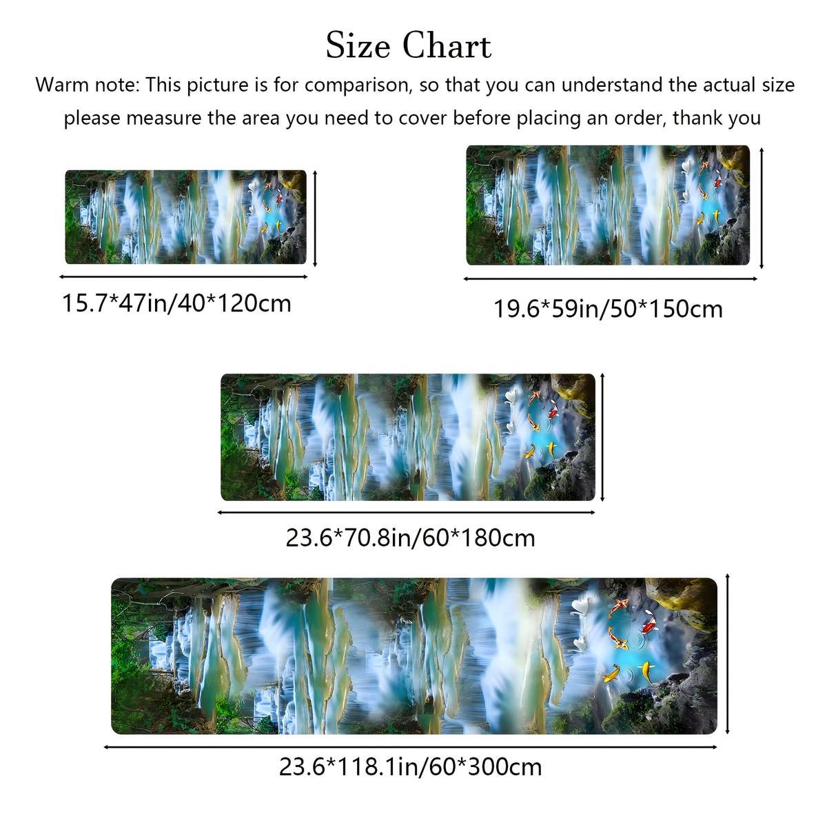 19.6x59inch 50x150cm Floor Mat