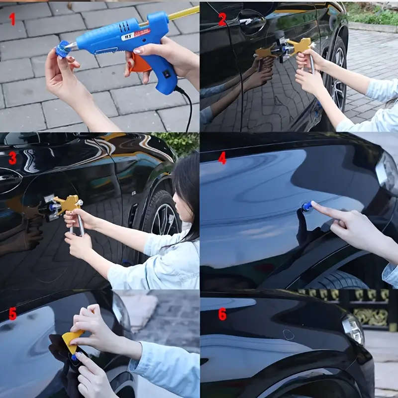 Complete 76pcs Car Dent Repair Tools Kits