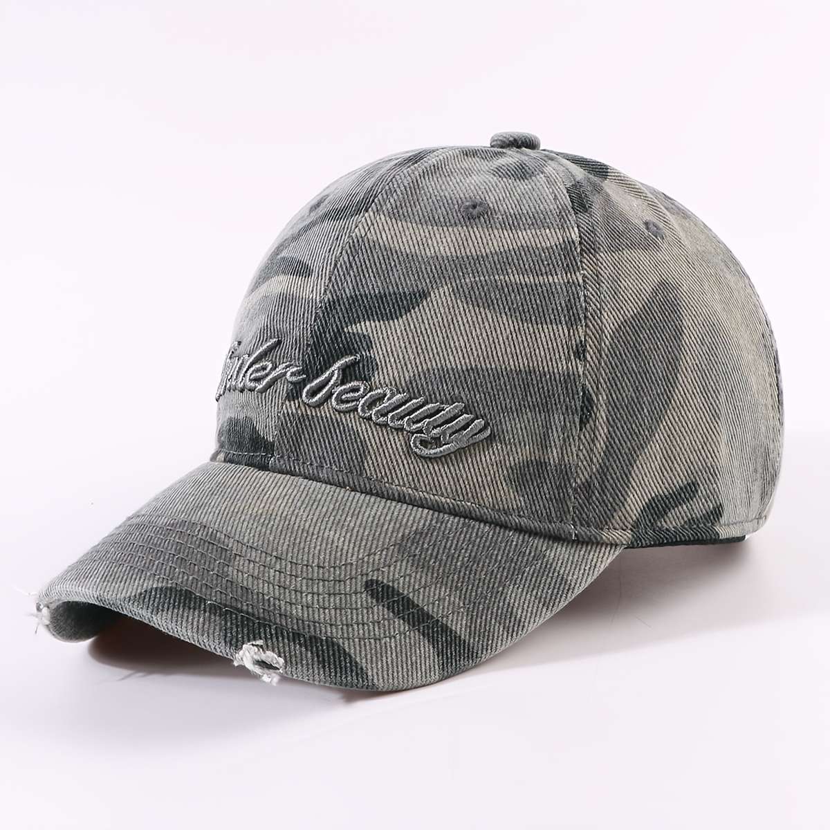 1 Adjustable Camouflage Baseball Cap with Dad'S Dream Embroidery Stylish Sun-Protective V