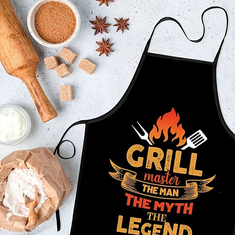 Men's BBQ Apron Grill Master