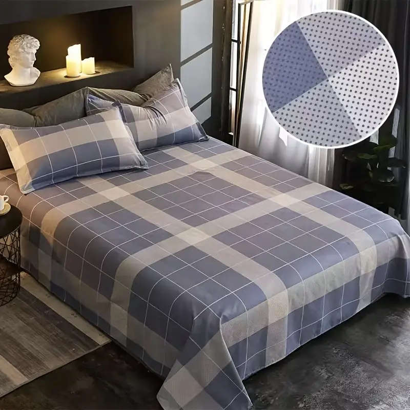 1 Modern Bed Sheet Without Pillowcase Or Pillow Core Tidal Grid 230cm*230cm