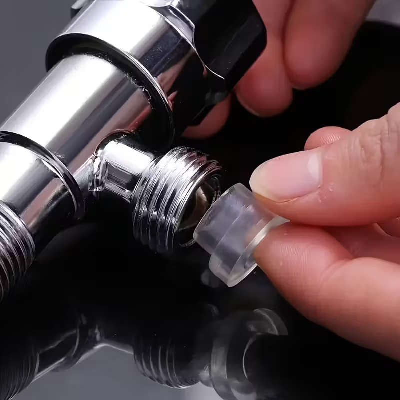 10pc Universal Silicone Faucet Sealing Washers with Locking Clips