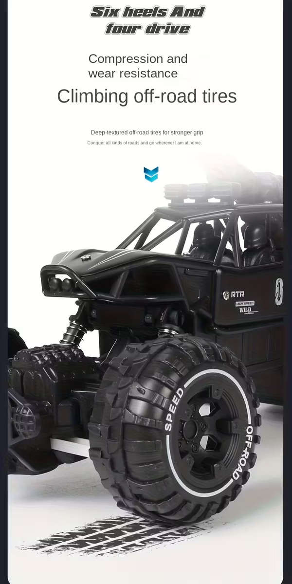6-Wheel Off Road RC 2.4Ghz Vehicle