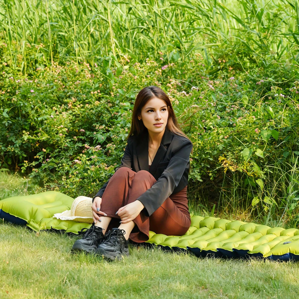 Inflatable Sleeping Pad - Lightweight Camping Mattress