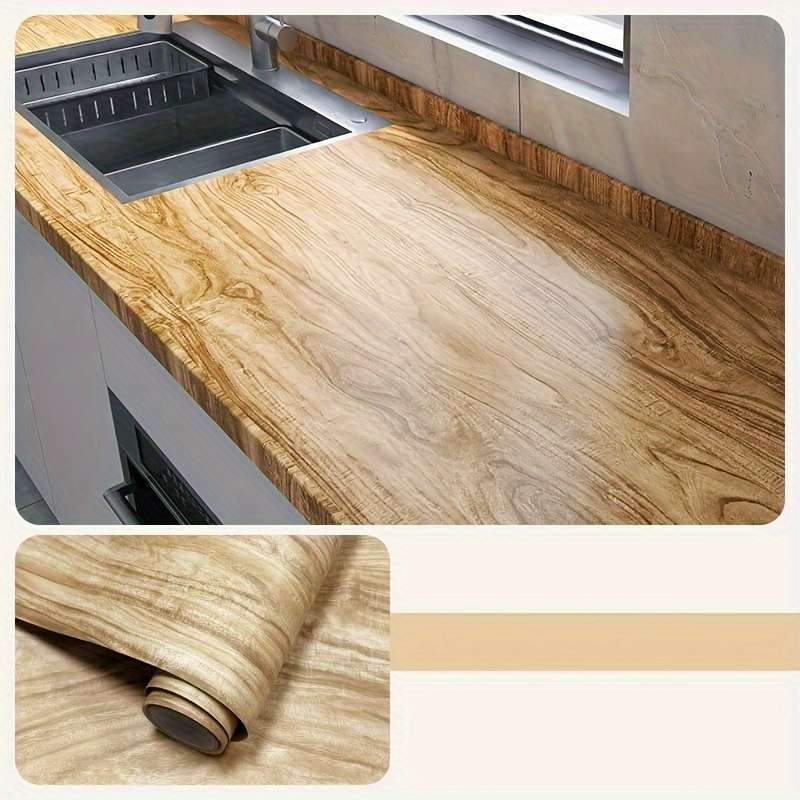 1PC Wall StickersPear Wood60cmX500cm 23.62inX196.85in