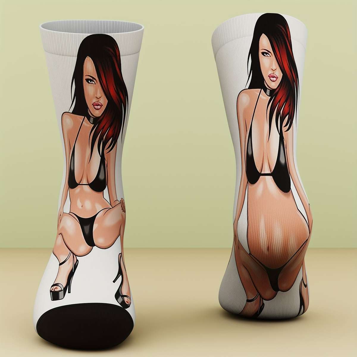 1 Pair Multicolor One Size Socks