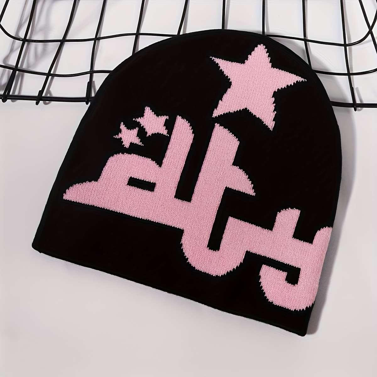 DUTY Jacquard Knit Beanie Hat Unisex Acrylic Lightweight Pullover Cap