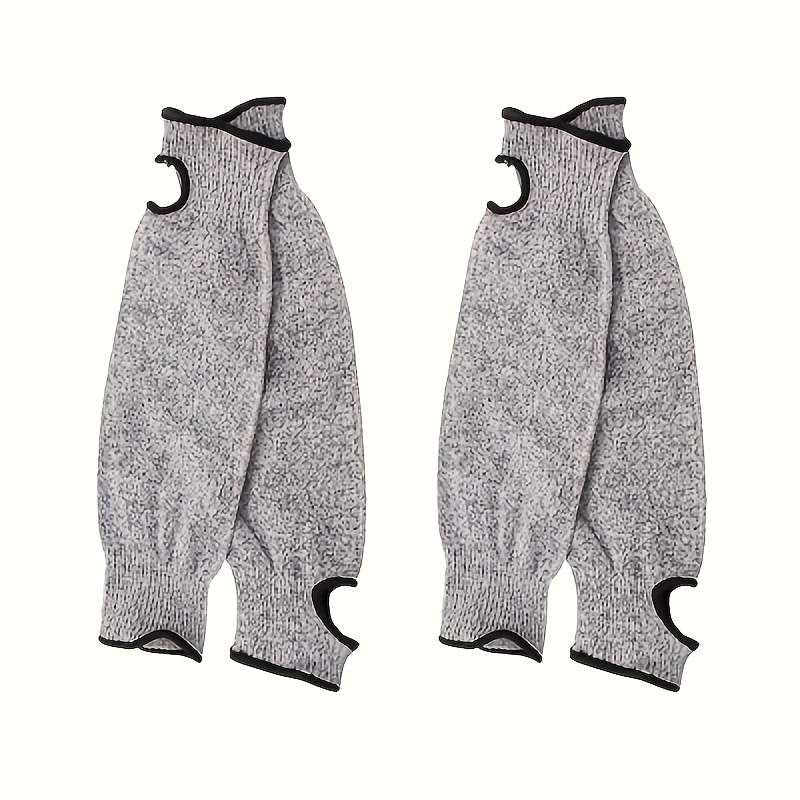 4Pcs Grey 45cm Thumb Hole Model Multi Purpose Work Gloves