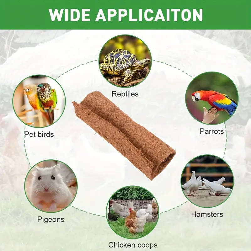 10 Pack Natural Coconut Shell Chicken Nest Mat