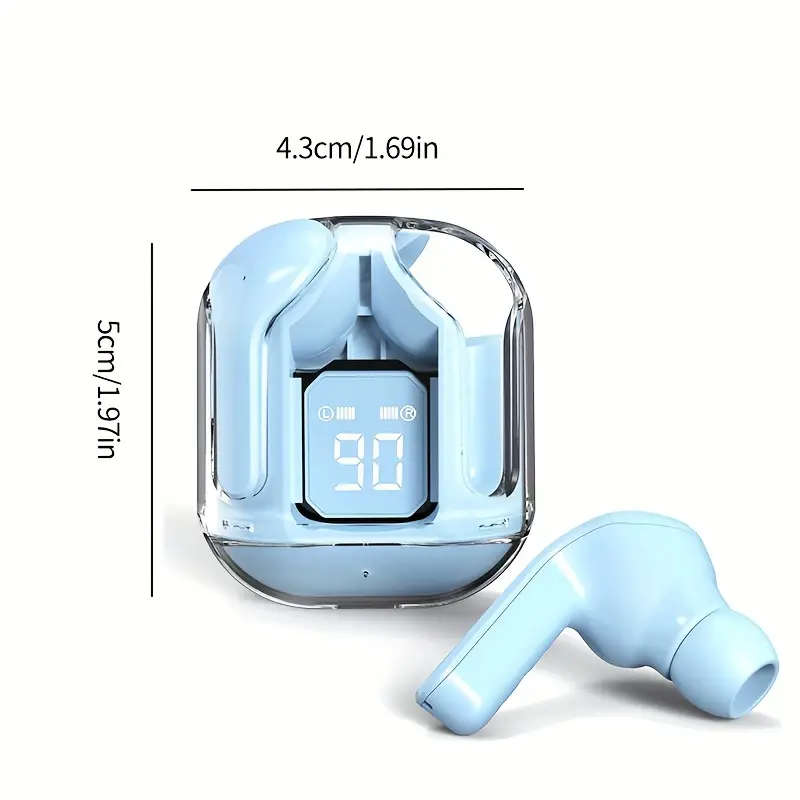 True Wireless Earbuds, LED Battery Indicator, HiFi Stereo Sound