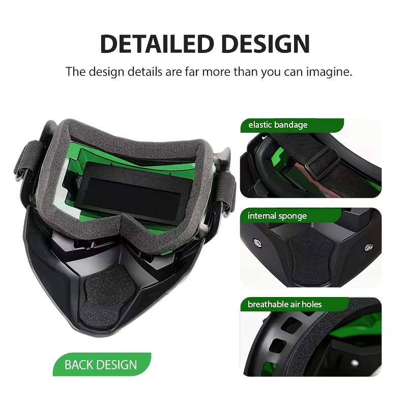 Automatic Dimming Welding Face Shield
