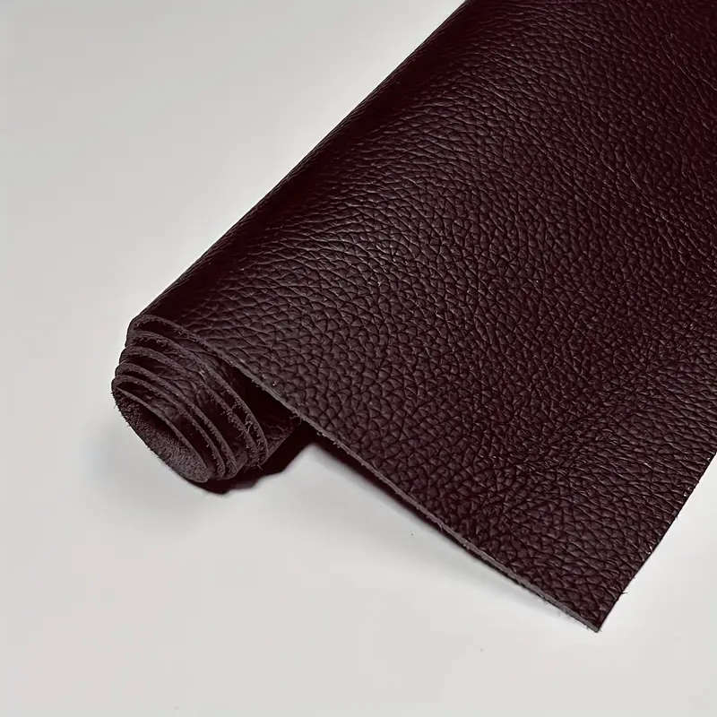 1 Piece Of Faux Leather Dark Brown