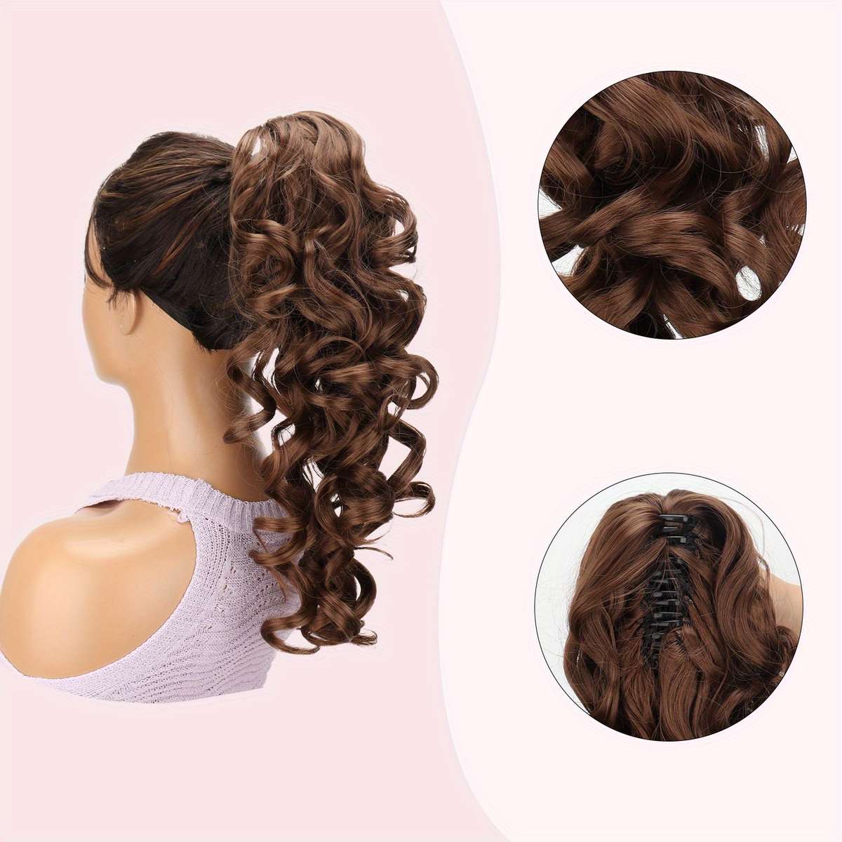 1Pc Multicolor 40.64cm Fashion Design Wig