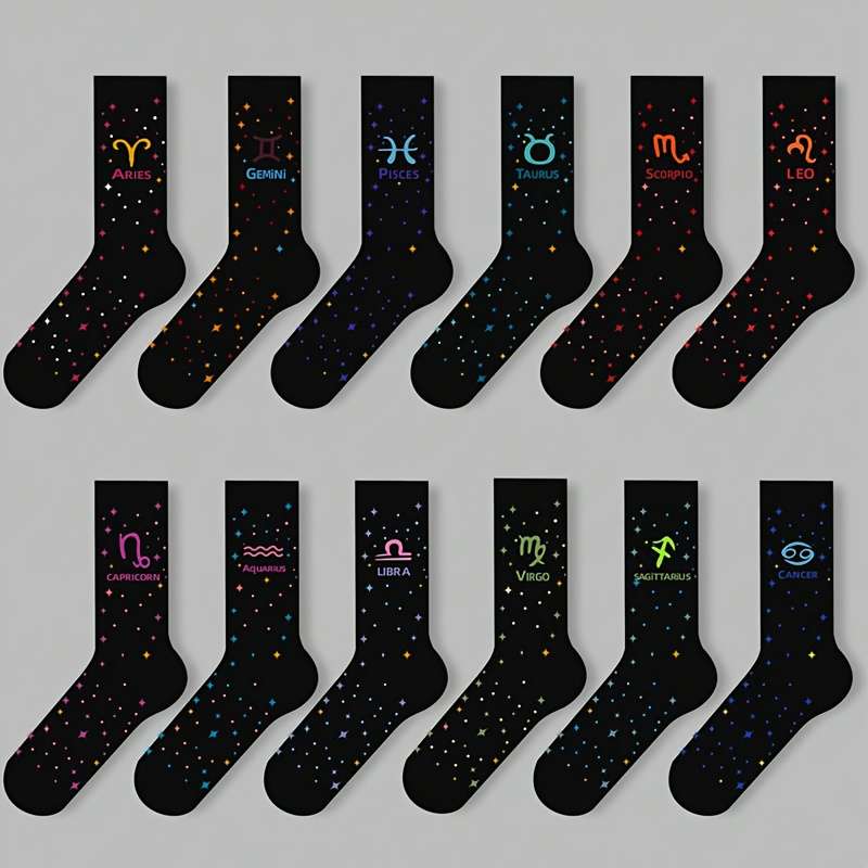 1 Pair Virgo  One Size Socks