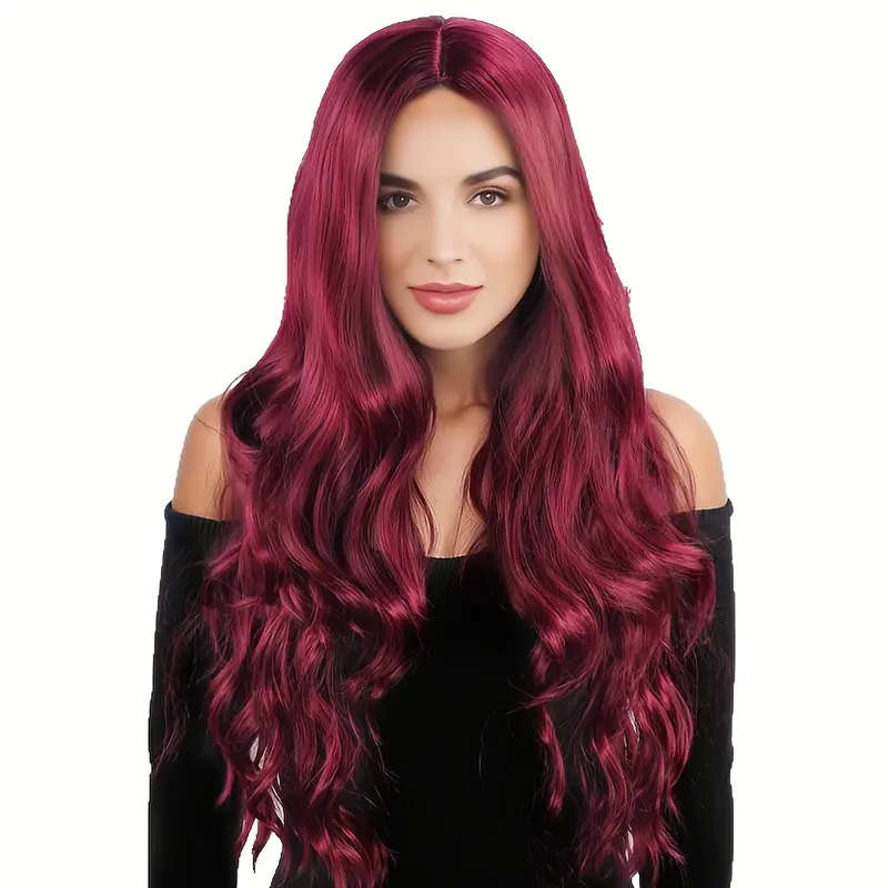 Women's Bright Red Curly Wig