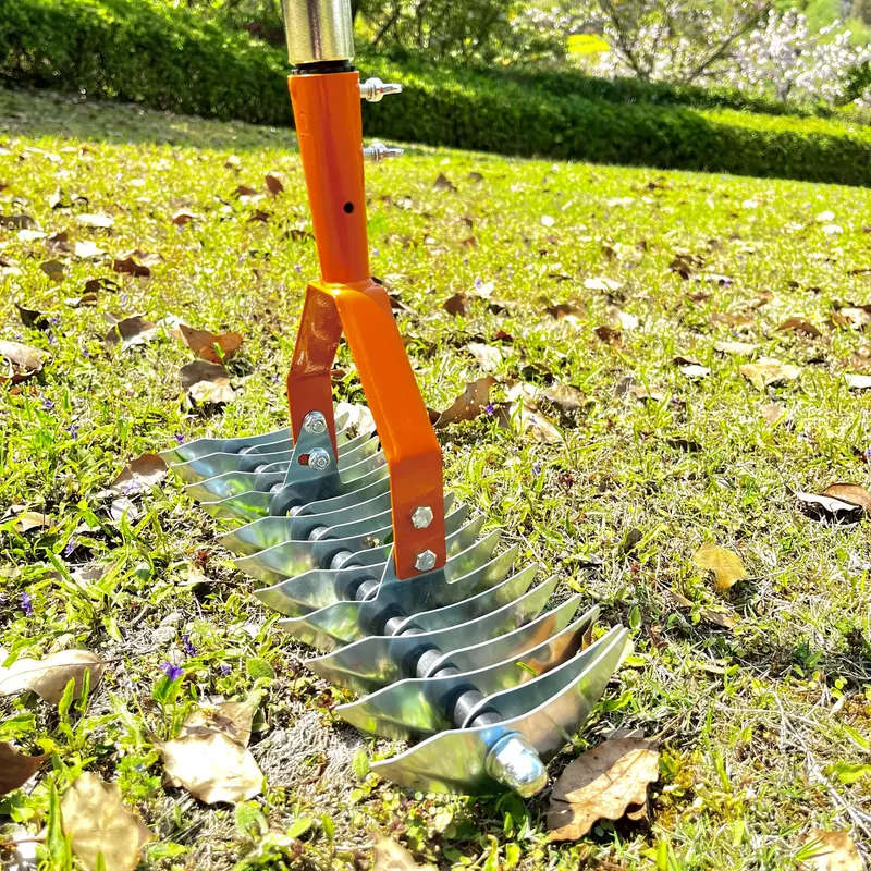 Heavy-Duty Garden Weed Rake