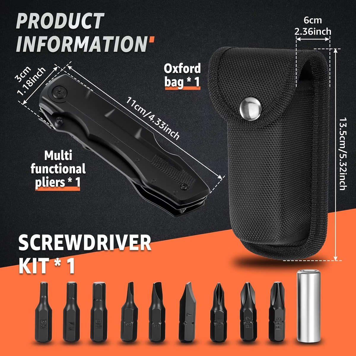 20-in-1 Multi-Functional Folding Knife