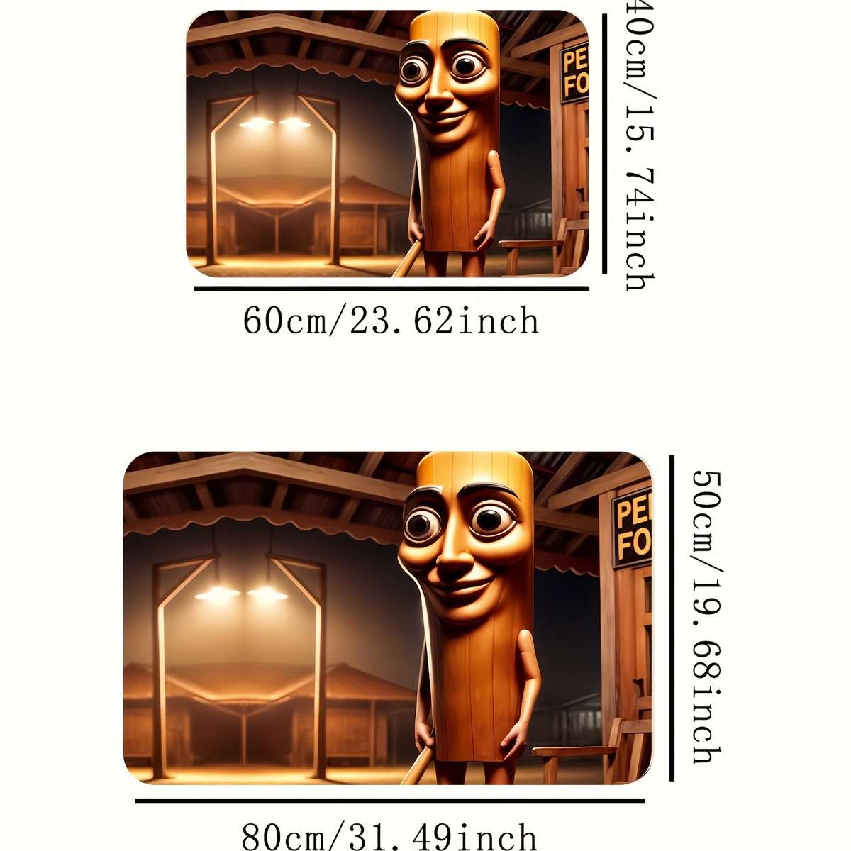 1Pc 40x60cm Floor Mat