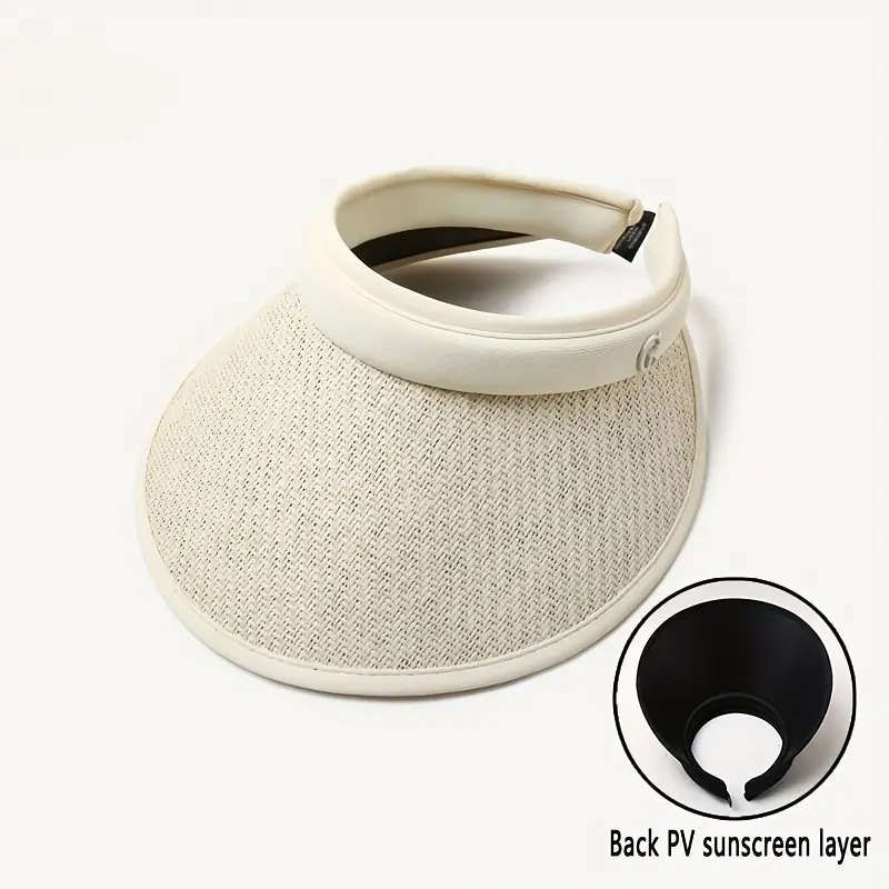 Foldable Sun Hat Beige