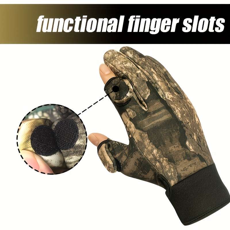 1 Pair Brown Size M Outdoor Sports Gloves