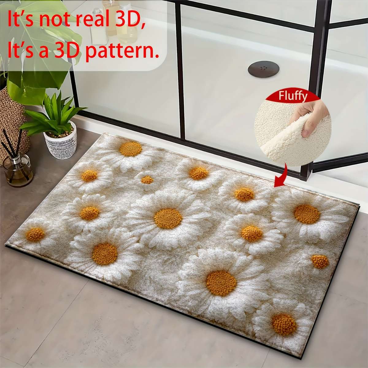 1Pc 90x60cm 35.4x23.6inch Floor Mat