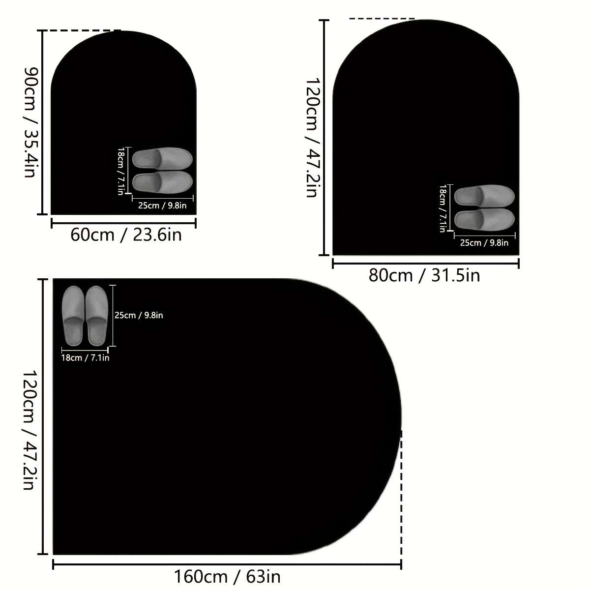 60x90cm 23.6x35.4inch Floor Mat