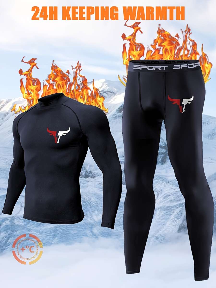 Thermal Underwear Color Black Sizexxl