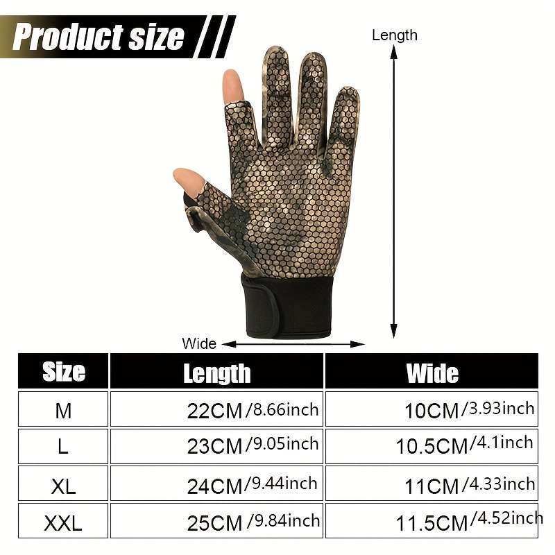1 Pair Brown Size M Outdoor Sports Gloves