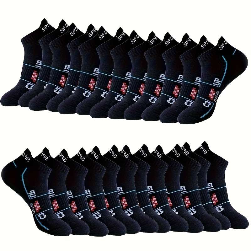 12 Pairs Dark Grey One Size High Elastic Socks