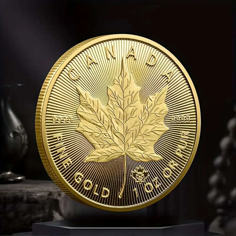 Maple Leaf Commemorative Coin Replica , 1oz Collectible