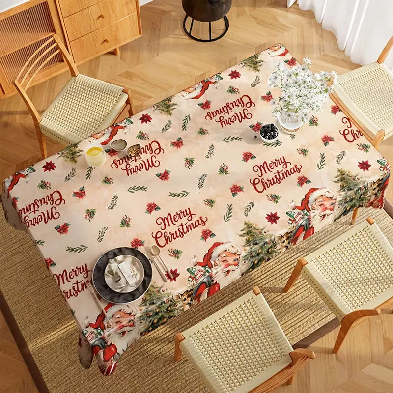 1 Extra-Large Christmas Tablecloth