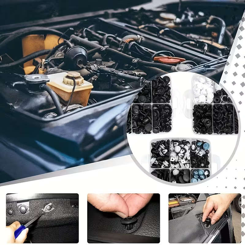 130pcs Car Retainer Clips And Fastener Remover Kit