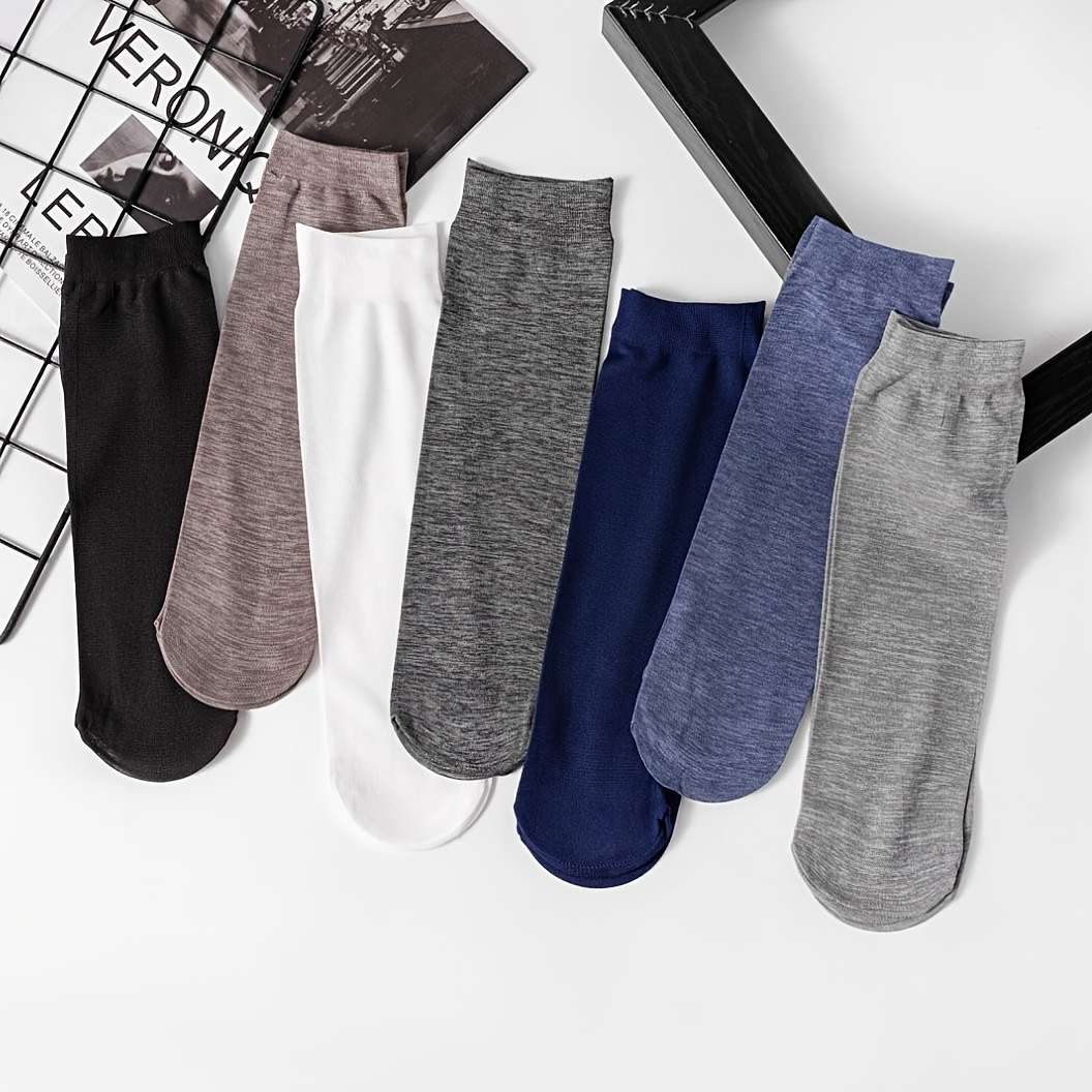 10 Pairs White One Size High Elastic Socks