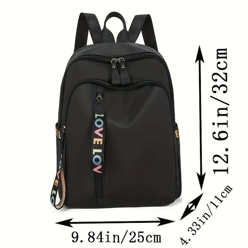 1pc Large Capacity Backpack for High School and Junior High Students Lightweight Travel Computer Bag