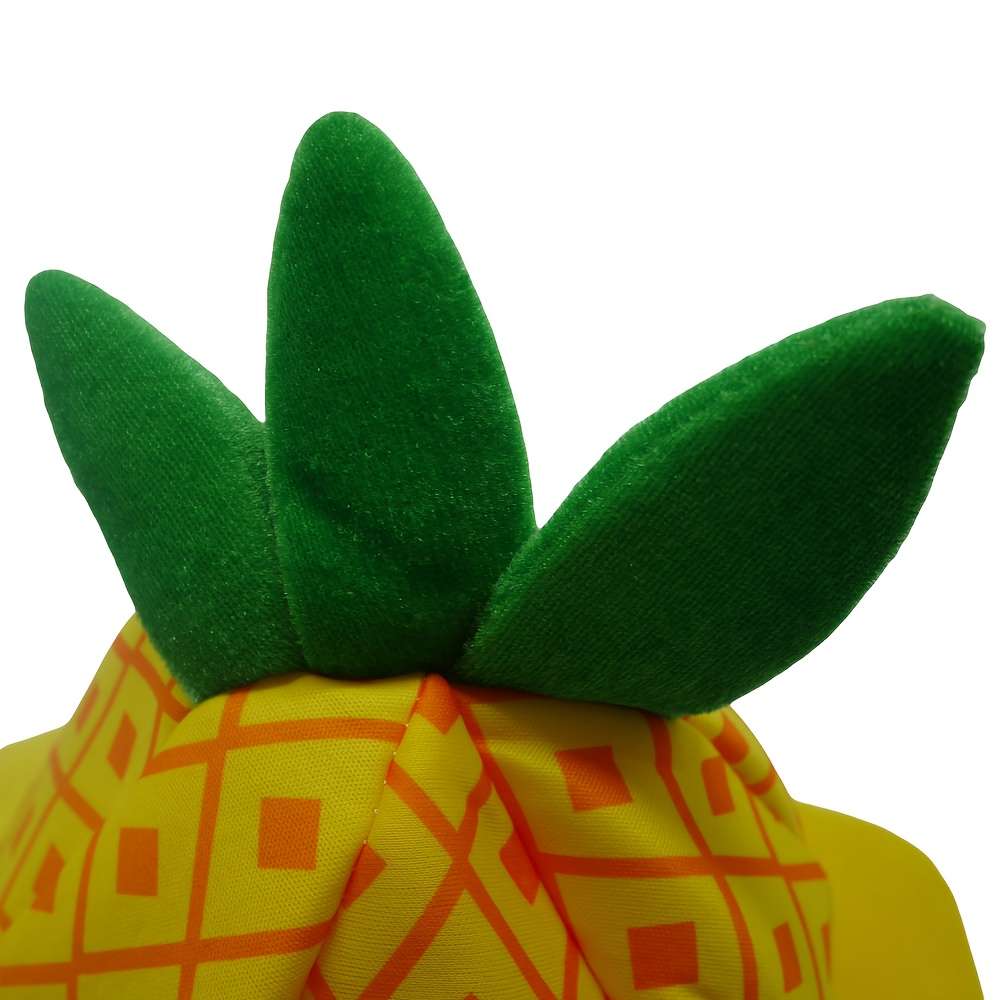 Novelty Pineapple Party Hat Polyester Fabric Machine Washable Featherless No Electricit