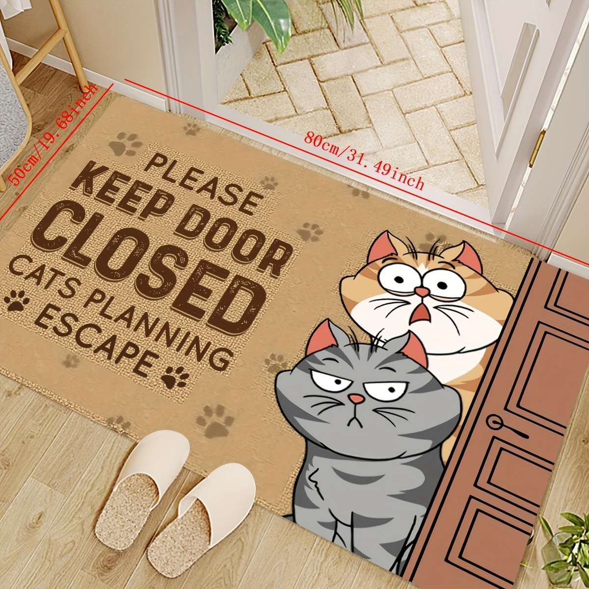 1Pc 19.69x31.50inch 50x80cm Floor Mat