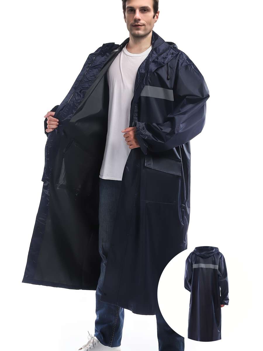 Raincoat Navy Color Size Uk L