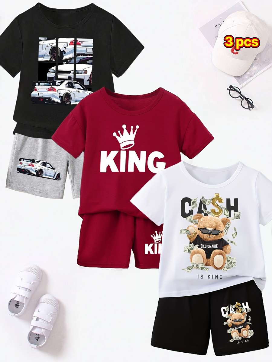 Boys T Shirt Color Mixed Color Size4-5Y