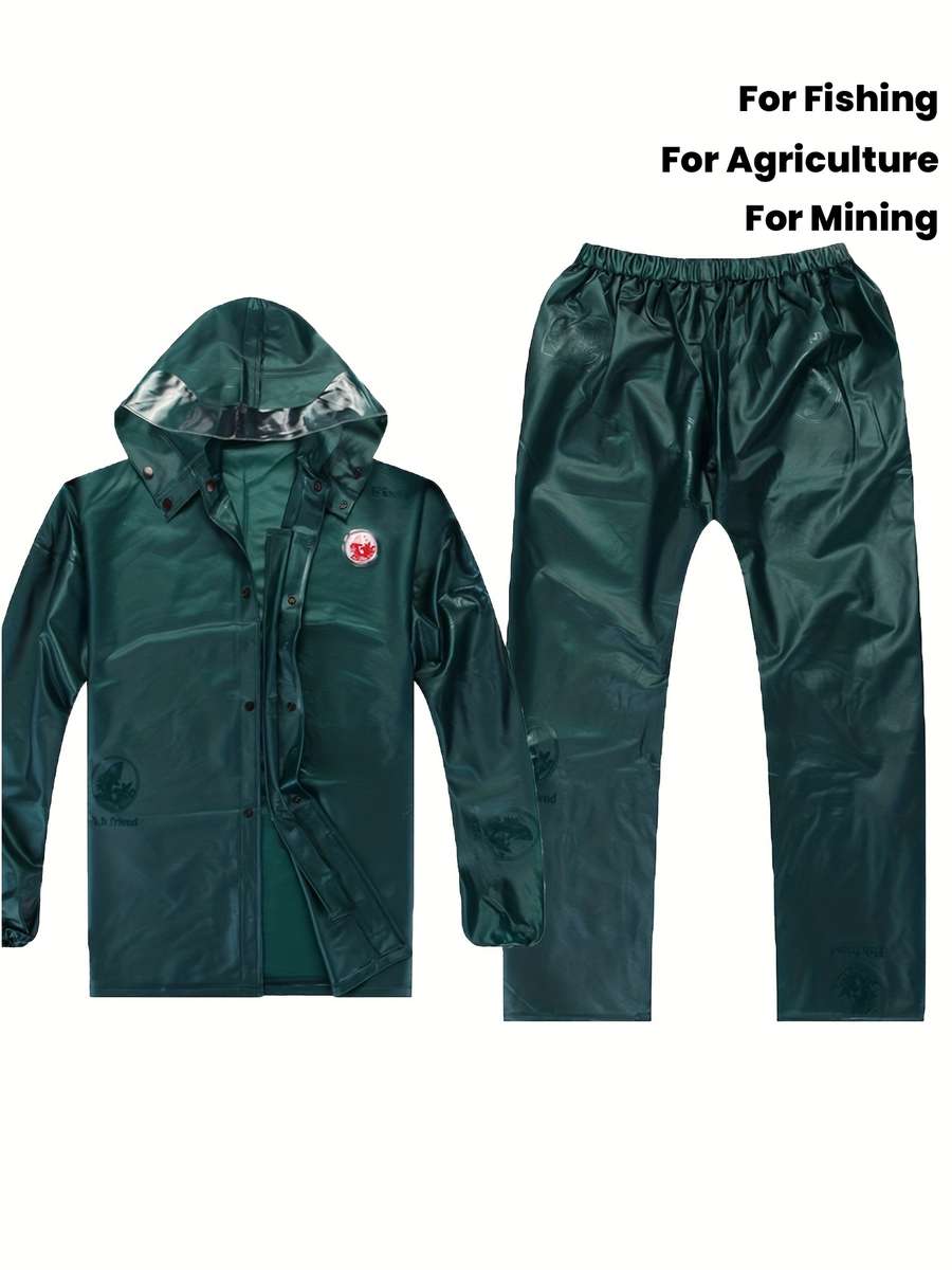 Raincoat Green Size M