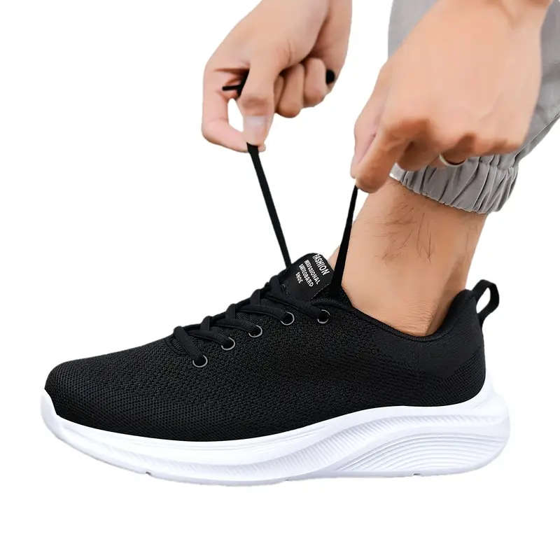 Breathable Men's sports shoes - Black