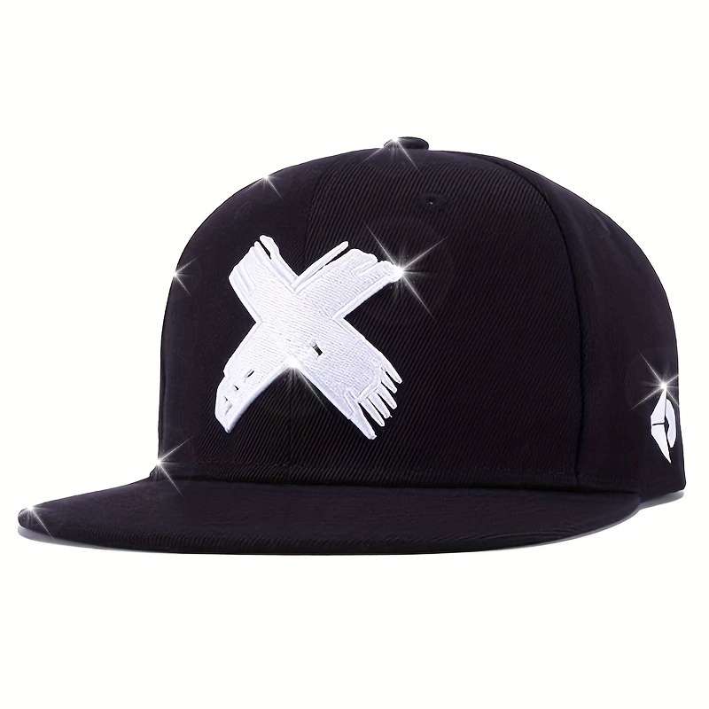 X Label Embroidery Baseball Cap Solid Color Adjustable Snapback Hats Hip Hop Unisex Casual Dad