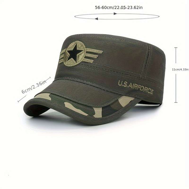 U.S. Air Force Camouflage Baseball Cap Polyester Adjustable Snapback Sun Protection Ideal