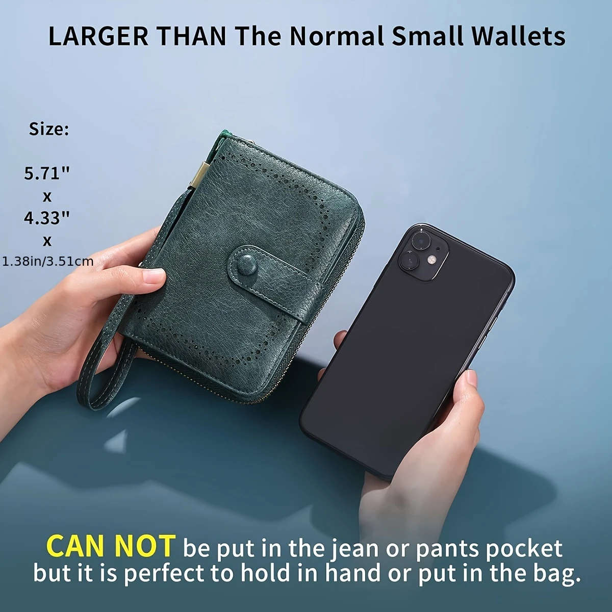 Fashion Zipper Card Holder