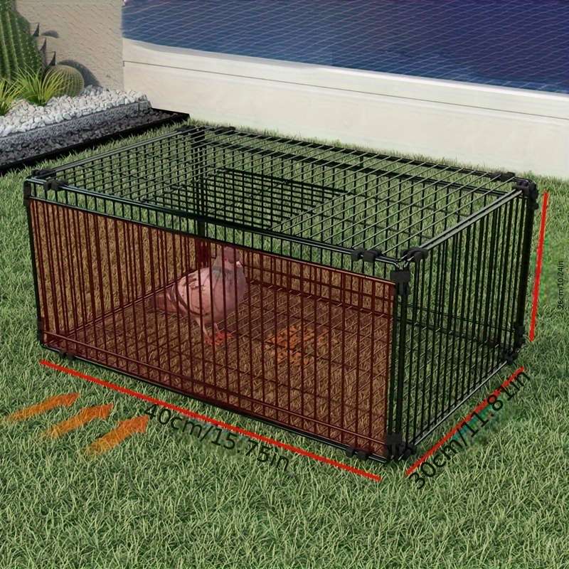 1pc 60*40*26cm/with sunroof Pet Cage