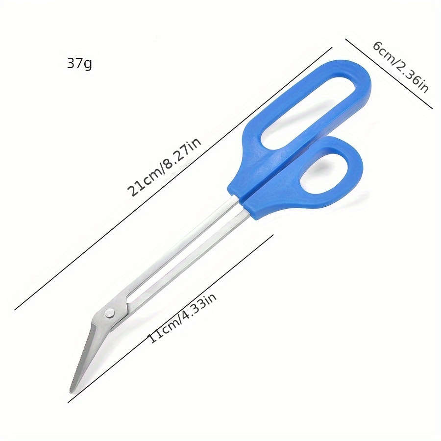 1pc Toenail Scissors Toe Nail Clippers For Thick Toenails Long Handled-Toenail Scissors Precisi