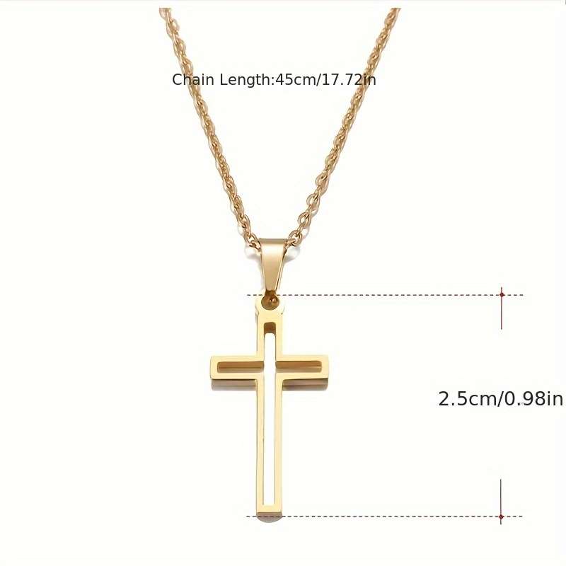 1 Piece Golden Jesus Theme Pendant