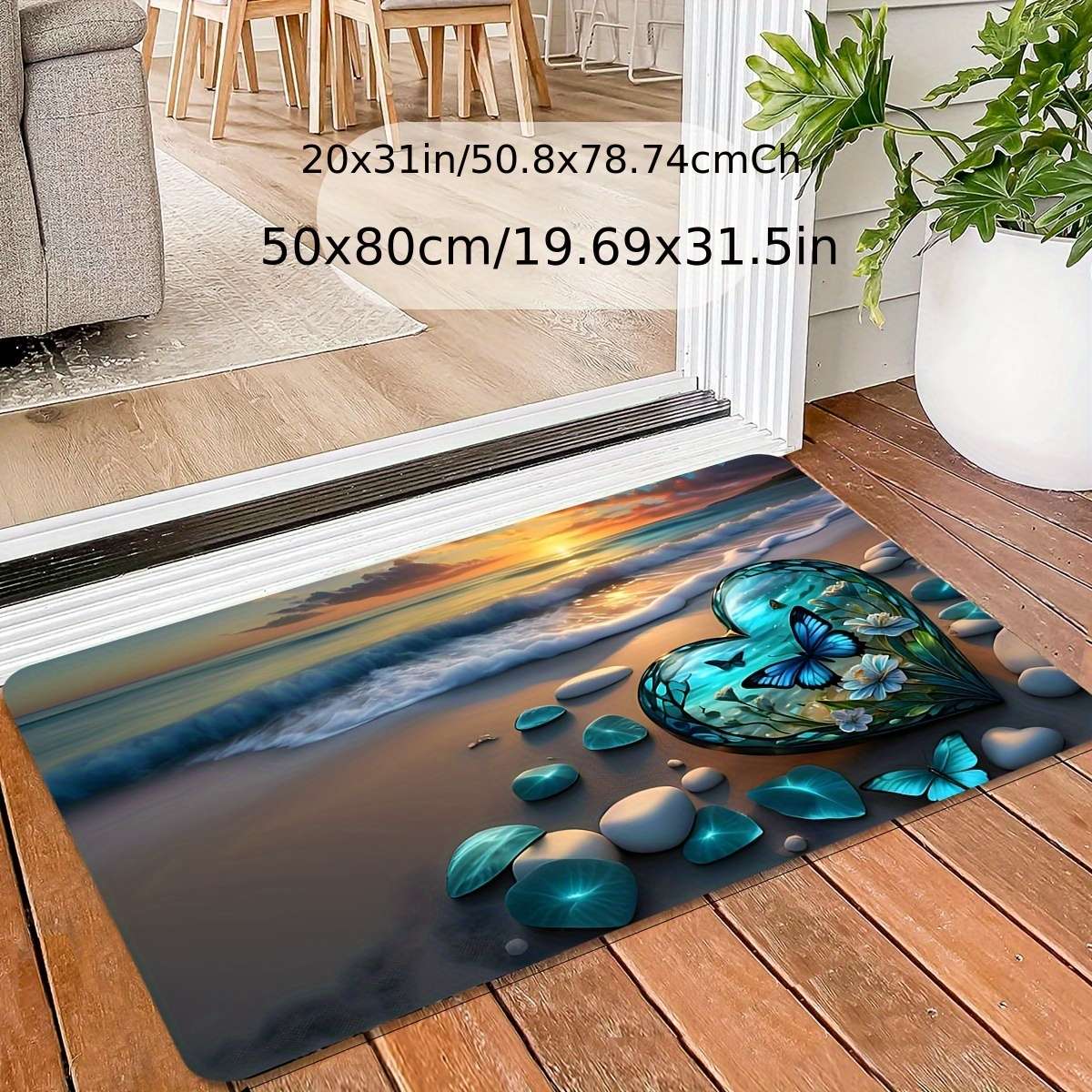 1Pc 31.5x47inch 80x120cm Floor Mat