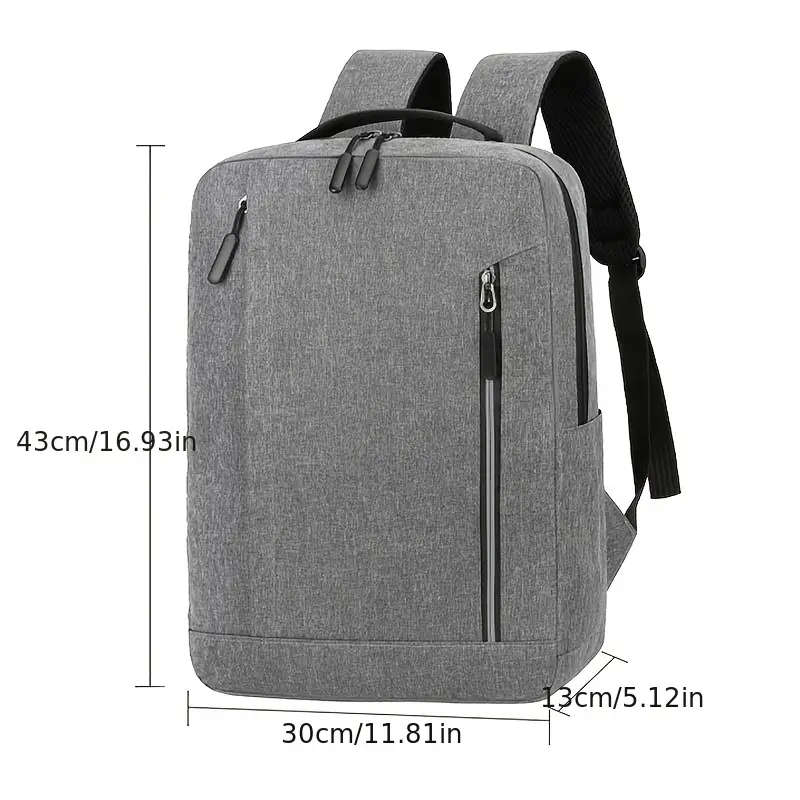 3pcs Set Stylish Nylon Travel Backpack with Adjustable Straps Large Capacity