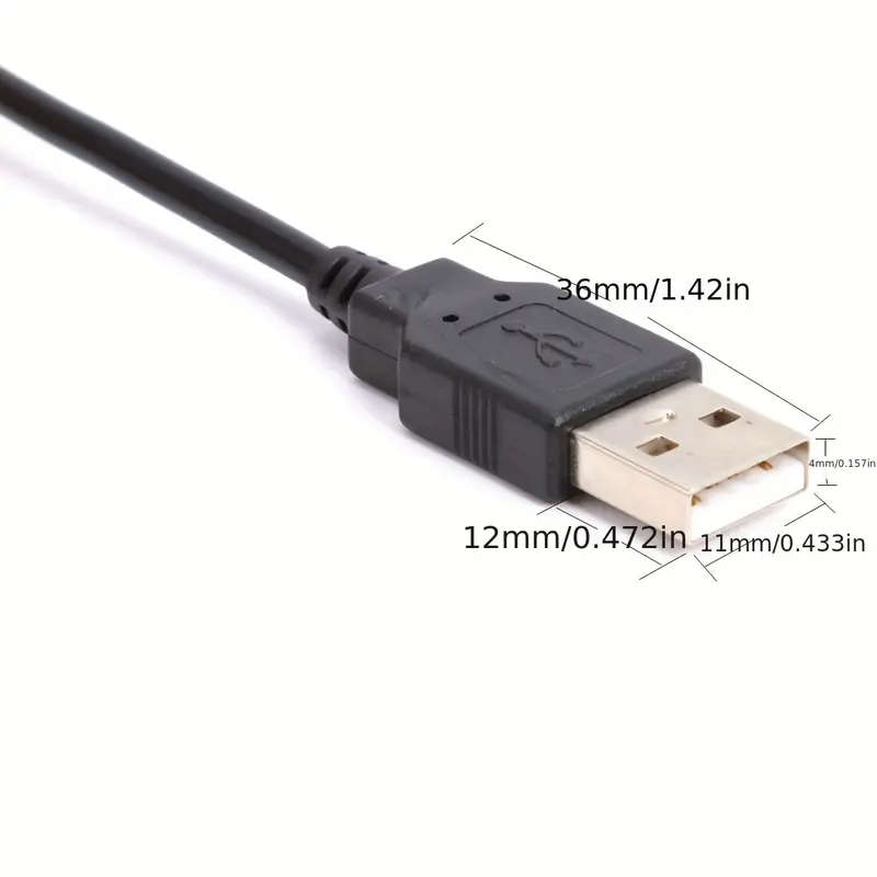 1Pc USB Extension Cable With ON Off Switch USB Public To Master Cable Extension Cable