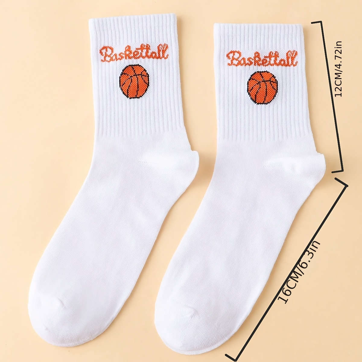 1 Pair Polychrome  Socks